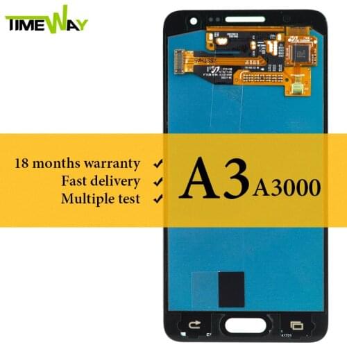 100% Tested For Samsung A3 A300 LCD Display No Spot With Digitizer Touch Screen AMOLED Assembly For Samsung A3 LCD