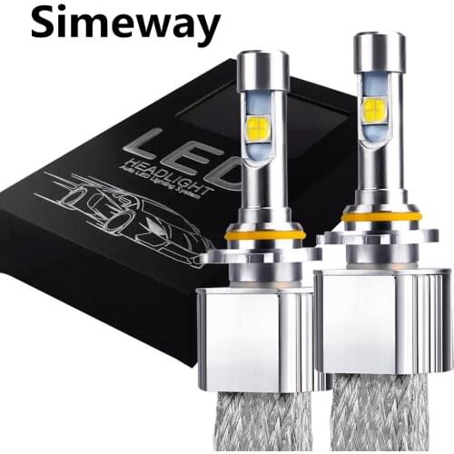 2PCS Car LED Light H7 H11 9005 H4 H13 Hi/Low Beam Lamp bulbs with XHP70 chip 110W 13200LM auto headlamp Fog Lights 6000K 12V 24V