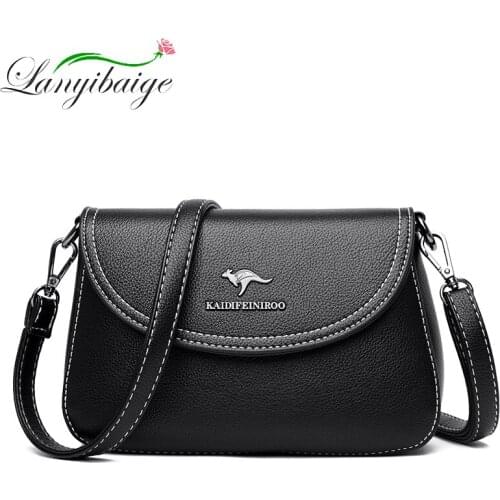 2021 Hot Sale Elegant Fashion Ccasual Shoulder Bag Waterproof Female Bag Designer High Quality PU Leather Messenger Bag