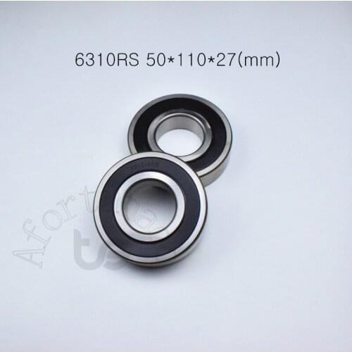 6310RS 50*110*27(mm) 1piece bearing free shipping abec-5 rubber sealed bearing Thin wall bearing 6310 chrome steel bearing