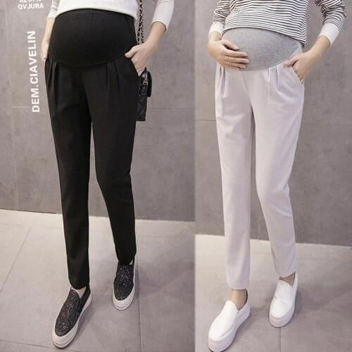 Pregnant Womens Pants 2021 Spring And Autumn Thin Section Leggings Wear Summer Trousers Maternity Clothes Spring Pants