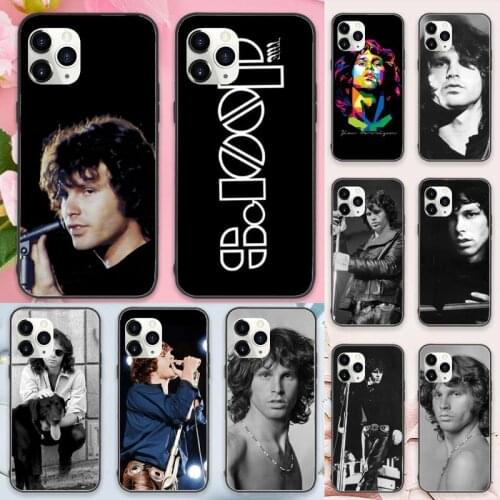JIM MORRISON singer Phone Case for iPhone 11 12 mini pro XS MAX 8 7 6 6S Plus X 5S SE 2020 XR Luxury brand shell funda