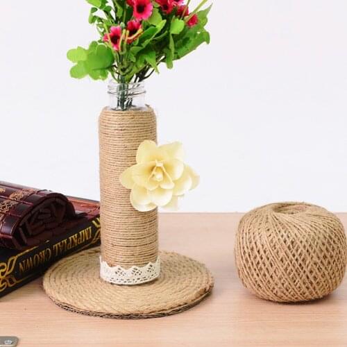 10/30/50m Pet Cat Scratching Post Toy DIY Sisal Rope For Cat Climbing Frame Replacement Rope Desk Legs Binding Rope For Cat Claw