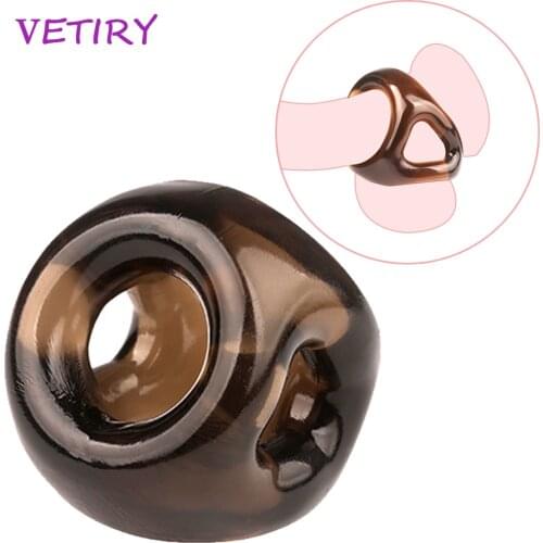 Penis Ring Elastic Delay Ejaculation Sex Toys for Men Adult Products Male Scrotal Binding Penis Enlargement Cock Ring