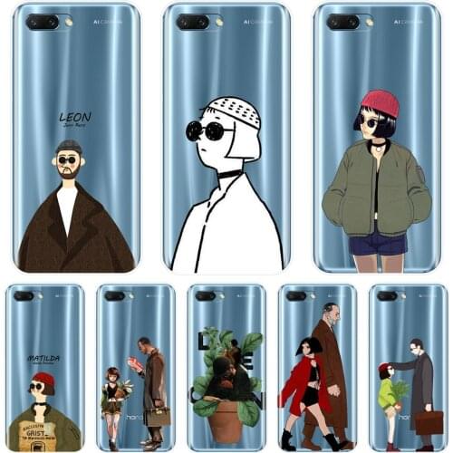 Leon The Professional Men Phone Case For Huawei Honor 7 8 9 10 Lite 7S 7X 7A 7C Pro Honor 8X MAX 10 9 8 Silicone Soft Back Cover