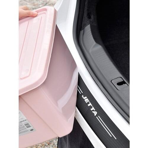 For VW Volkswagen Jetta 5 6 7 2005 2006 2007 2008 2009-Now Car Trunk Auto Boot Stickers Logo Decoration Anti-Scratch Accessories