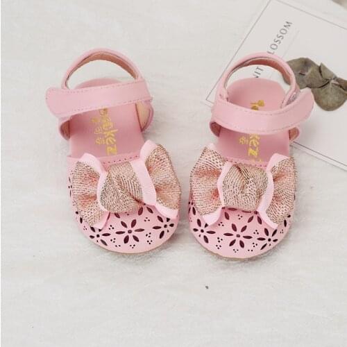 Newest Summer Kids PU Leathers Shoes Sweet Flower 2021 Girls Sandals Childrens Shoes Baby Girl Korean Version Princess Shoes