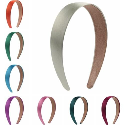 Solid Color Cloth Covered Elastic Hairband for Baby Girl Korean Style Fashion Children Hair Hoop DIY Kids Headwear Birthday Gift