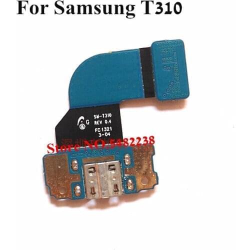 Original USB Charging Dock Port Flex cable For Samsung SM-T310 T310 Charger plug board Replacement parts