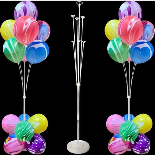 Birthday Party Balloon Stand Balloon Holder Column Agate Globos Birthday Party Decorations Adult Baby Shower Wedding Decoration