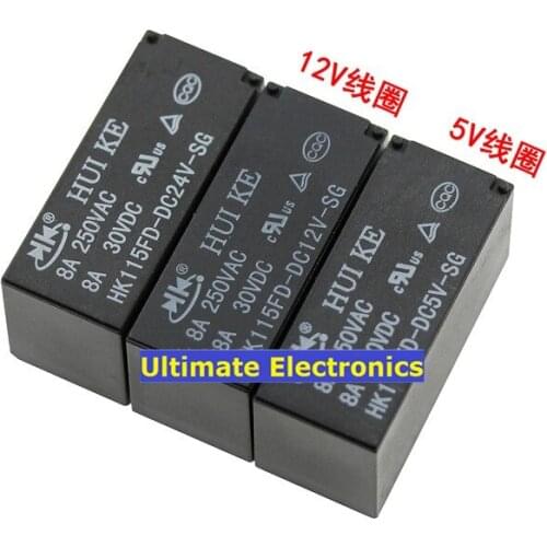5PCS HK115FD-DC5V-SG HK115FD-DC12V-SG HK115FD-DC24V-SG relay