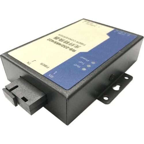 RS485 to optical fiber 485 data optical terminal bidirectional transmission wide voltage 9-24v double electric single-mode singl