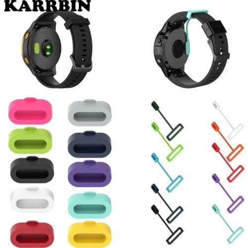 Smart Watch Sensor Anti-dust Plug Silicone Charger Port Protector Plugs Cover Cap for Garmin Fenix 5s 6s 6 6x Pro Forerunner 935
