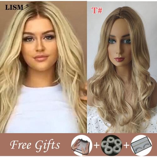 New Fashion Ladies Synthetic Wig Sexy Mix Blonde Long Wavy Wigs Grey Short Straight Hair Cosplay PartyColorful Heat Resistant Ha