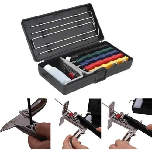 Fixed Angle Sharpener Lansky Knife Sharpener Sharpening System Frame Professional Fixed Edge Sharpening Tools With 5 Whetstone