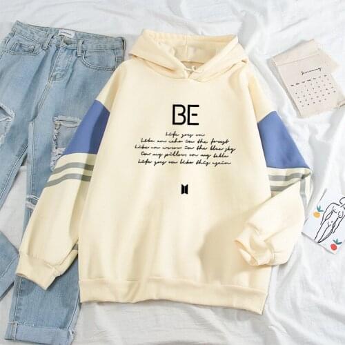 Oversized sweatshirt spring streetwear Bangtan Boys hope world print hoodies pullover 2020 fashion harajuku winter hoodie women