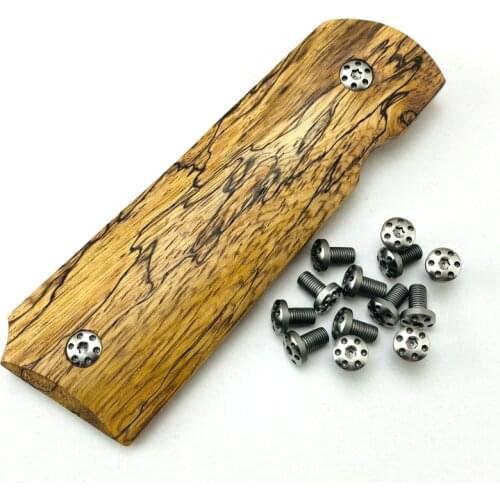 Custom CNC Stainless Steel Screws with T8 Torx Keys for 1911 Grips Model