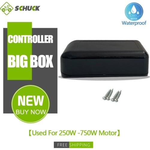 Ebike Waterproof Extra Large Plastic Controller Box for 250W 350W 500W 750W Hub Motor eBike Conversion Kit with Screw Parts