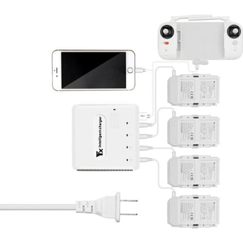 6-in-1 Battery Charger For Xiaomi FIMI X8 SE Multi Charging Hub Adapter Quadcopter Part Drone accessories Jouets pour enfants