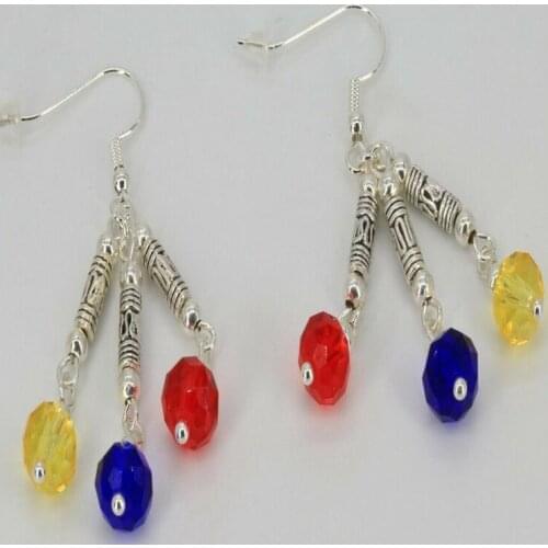 Серьги с камнями ZHAOTANGHESILVERJEWELTY China At AliExpress