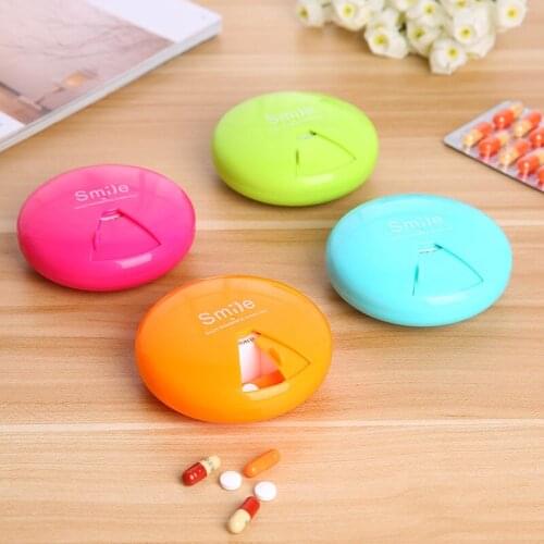1 PC 4 Colors 7 Days Weekly Tablet Pill Medicine Box Holder Storage Organizer Container Case Pill Box Splitters
