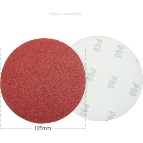 10pcs 5 inch round sandpaper unpierced for sander high quality cutting and polishing sandpaper for metal and wood 125mm