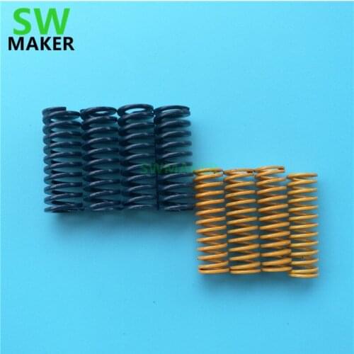 4pcs blue / orange Spring height 25mm For Heated bed CR-10 CR-10Mini CR-10S Series ender-3 CREALITY 3D Printer Parts