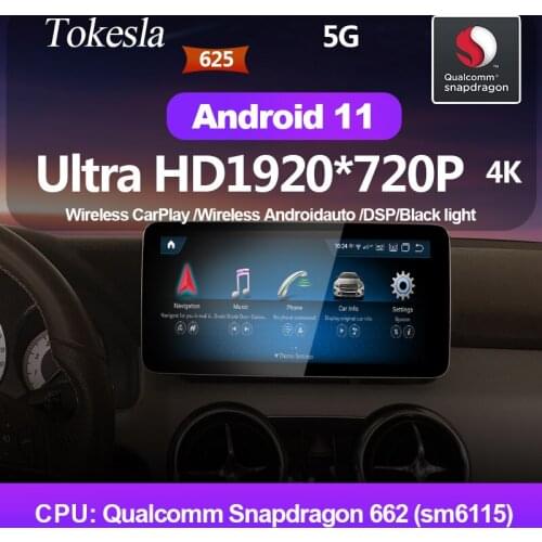 Tokesla Car Radio Multimedia Player For Mercedes Benz GLK 200 220 280 300 320 MB X20 Android 11 DVD Automotivo GPS Navigation 5G