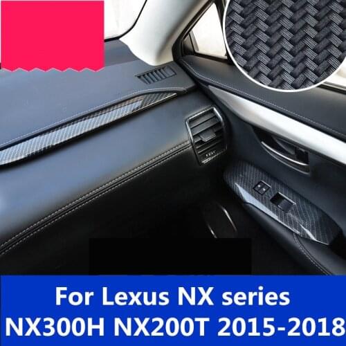 For Lexus NX series NX300H NX200T 2015-2018 Auto parts dashboard side decoration board decoration frame car sticker auto parts