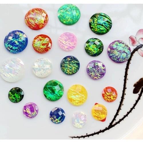 20mm/16mm/12mmAB round Rhinestone resin flat back DIY jewelry making accessories pink ab rhinestones scrapbooking