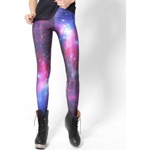 Fashion Women Galaxy Leggings,Space Print Pants BLACK Black Milk Leggings FREE SHIPPING GL-01