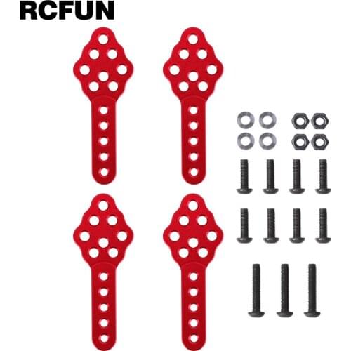 2Pcs CNC Metal Shock Absorber Mount Adjust Height Angle Stand for RC Crawler Car Axial SCX10 90046 D90 D110