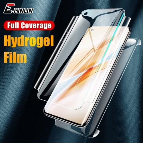 Soft TPU Full Cover Hydrogel Film For OnePlus 7T 7 8T 8 9 Pro 5G Clear HD Screen Rim Protector Border Sticker Not Glass