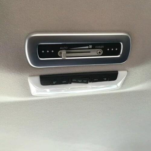 For Nissan Serena 2016 2017 2018 2019 Rear Roof Air Conditioner Switch Cover Trim Decoration Interior Accessories Car Styling