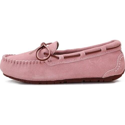 New Top Quality Genuine Leather Flat Shoes Women Flats Ladies Sneakers Moccasins Spring Autumn Loafers Slip-on Casual Shoes