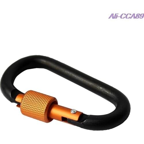 1 pc Professional Carabiner D Shape Carbiner Key Hooks Climbing Ascend Security Safety Master Lock Outdoor Protective Equipment