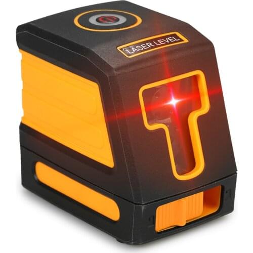 Self-Leveling 2 Lines Red Laser Level Horizontal and Vertical Cross Line Leveling Laser Level Kit with Selectable Laser Lines