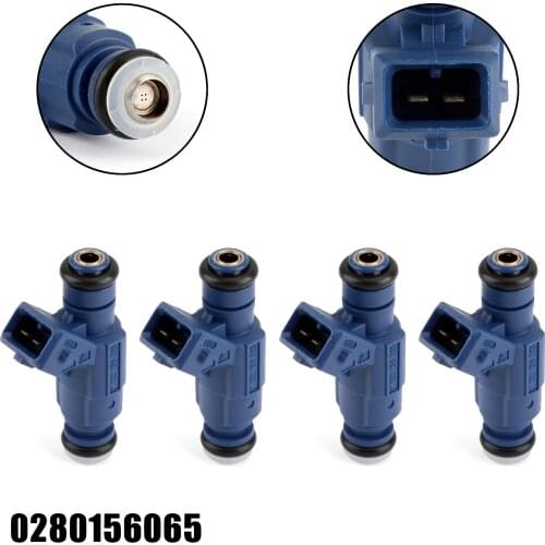 Areyourshop 4PCS Fuel Injectors 0280156065 For Audi A4 Quattro For Passat 1.8L 06B133551M 340cc 852-12185 0280156065 Car Parts