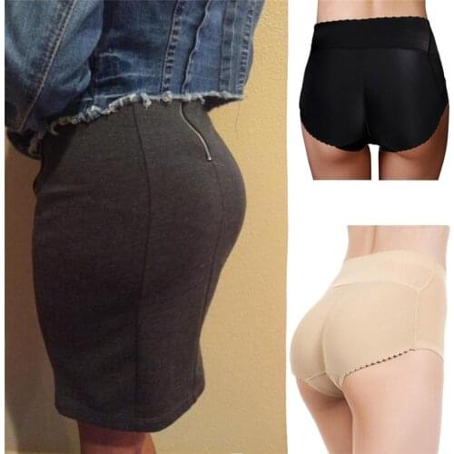 Body Shaper Sexy Boyshort Panties Woman Fake Ass Underwear Push Up Padded Panties Buttock Shaper Butt Lifter Hip Enhancer