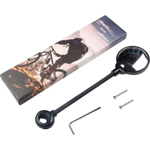 1/2pcs Bar End Bike Mirror Bike Rear View Mirror 360° Adjustable Rotate Mirror Wide Angle Rear View for Mountain Road Bike