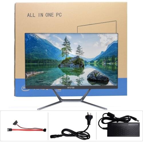 10th Gen processor 23.8 inch Monoblock All in One pc Intel Core i5-10210U I7-10510u resolution 1920x1080 Desktop Office Computer