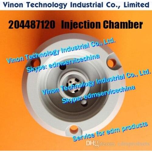 204489700 edm Injection Chamber Upper Ø70x44L for ROBOFIL 1020,2040. Charmilles 448.970,204.489.700,205421680,542.168.0,445.578