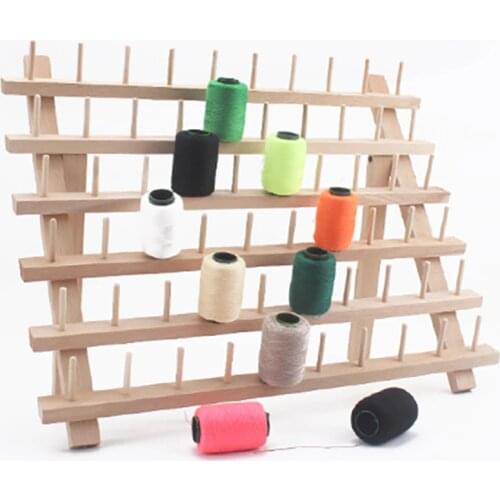 60 Axis Frame Folding Spool Storage Rack Sewing Thread Bobbin Storage Rack Can Be Placed On The Table Or Hanging On The Wall