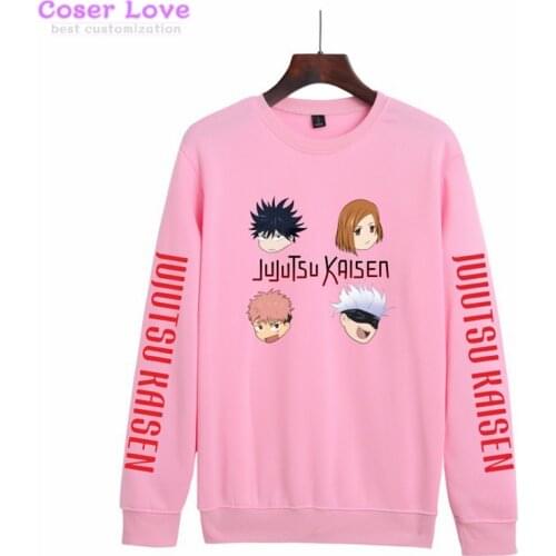 Jujutsu Kaisen Fushiguro Megumi Kugisaki Nobara Itadori Yuji Gojou Satoru Anime Cosplay Costume T-shirt Hooded hoodies