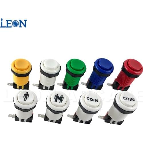 12 Pcs Happ Type Arcade Buttons 28mm With Microswitch For Pandora Box Arcade Arcade Panel Pandoras Box Zero Delay