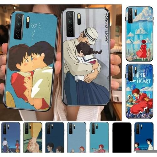 Whisper of the heart Black Soft Cover The Pooh For Huawei Nova 8 7 6 SE 5T 7i 5i 5Z 5 4 4E 3 3i 3E 2i Pro Phone Case cases