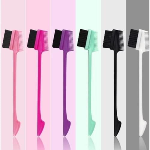 Double Sided Edge Comb Beauty Hair Styling Brush Salon Hairdressing Tools New
