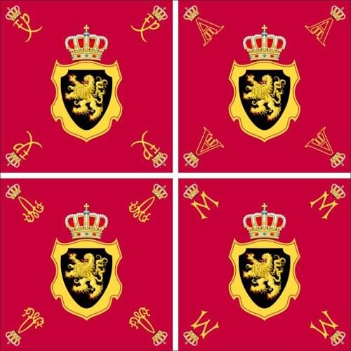 Royal Standard of Belgium Monarc flag A complete collection of historical kings and queens' flags