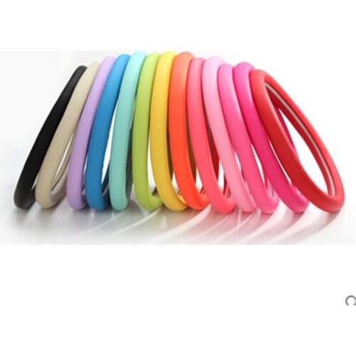 Ladysmtop Silicone car Steering Wheel Cover case For Skoda Octavia Superb Yeti Roomster Fabia Rapid KODIAQ