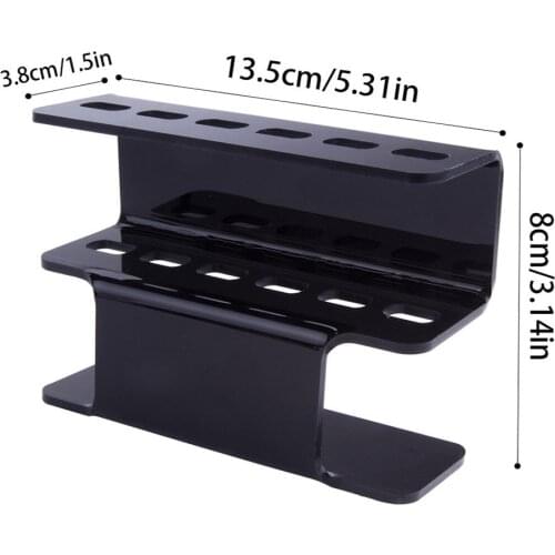 1 Set Acrylic Eyelash Tweezer Storage Holder 6Pcs Durable Convenient Tweezers Stand Shelf Holder Eyelashes extension Makeup Tool